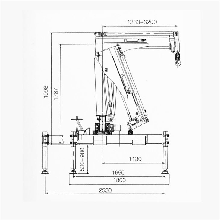 45 tòn 8 × 4 kamyon monte teknik wotasyon ak motè Cummins 9.5L LHD oswa RHD