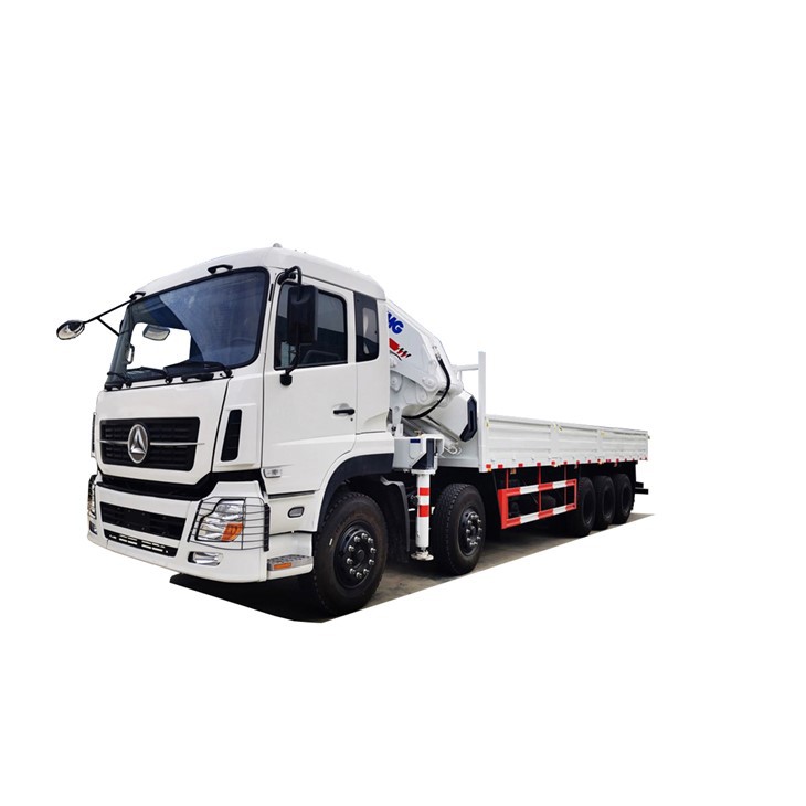 10x4 kamyon te monte teknik ak 20 tòn Knuckle boom teknik