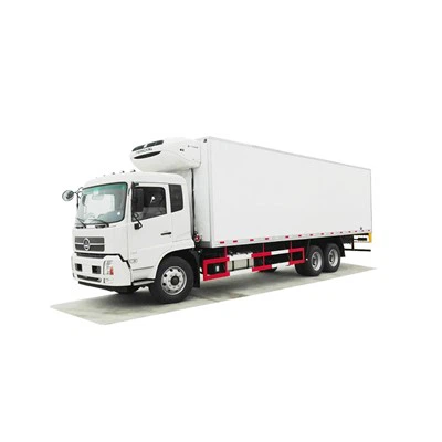 29.6 Tòn 6 × 4 Kamyon Frijidè Avèk Cummins 8.3L Motè LHD Oswa RHD